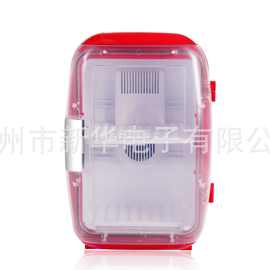 供应16L透明门小冰箱，车载冰箱，电子冷热箱，半导体冰箱