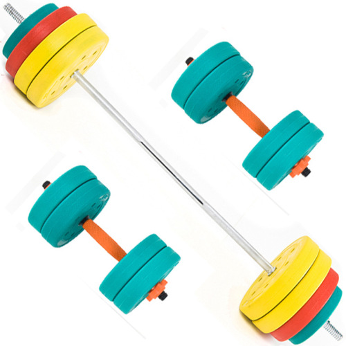 Factory Direct Sale Colorful Eco-Friendly Small Hole Barbell Plates Dumbbell Plates 2.5KG 5 7.5 10KG Swing Arm Weight Plates