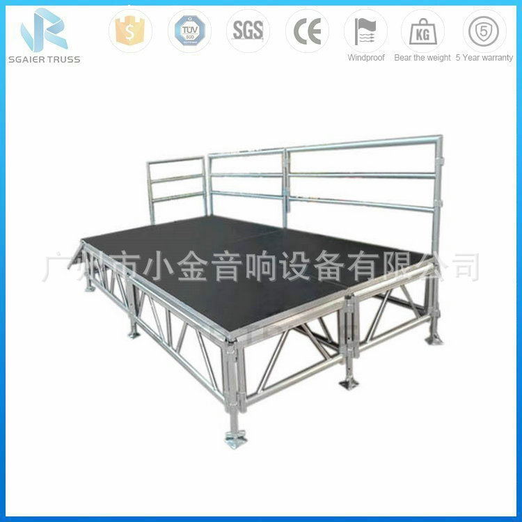 升降舞台带调节，铝合金舞台架子，铝桁架生产厂家