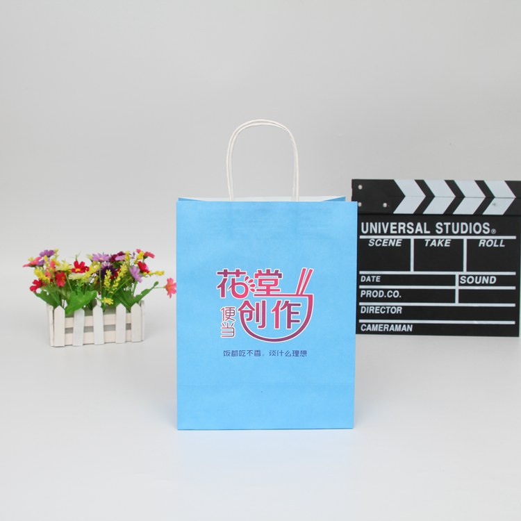 厂家批发 牛皮纸服装鞋盒购物袋 手提包装袋定做印刷LOGO 批发