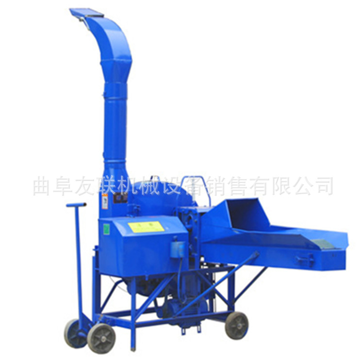 热销 青贮饲料铡草揉丝一体机 牧草铡草机 秸秆揉丝粉碎机34