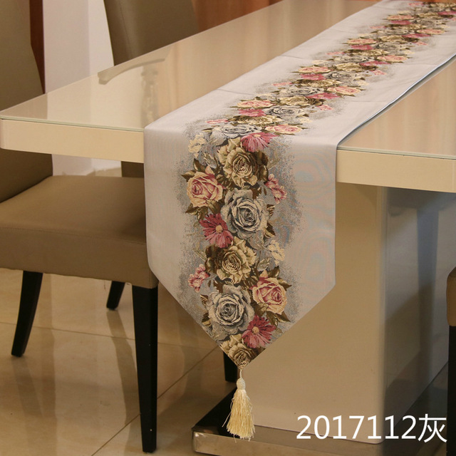 High precision table flag American European style dining table tea table bed end towel soft cloth art