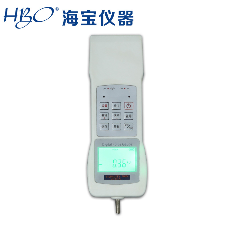 HG-500N海宝高精度便携内置式数显推拉力计50公斤