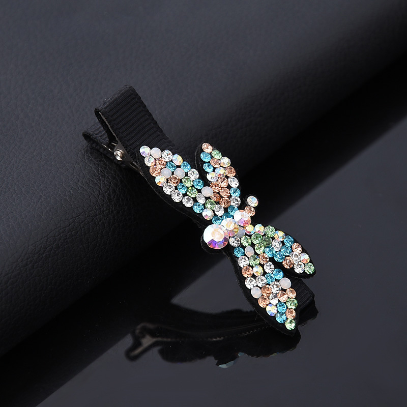 fashionable cute acrylic hairgrip for bride with bow