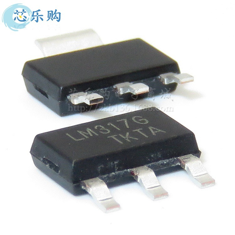LM317 LM317G SOT223 贴片 三端稳压器 可调稳压电源 原装正品