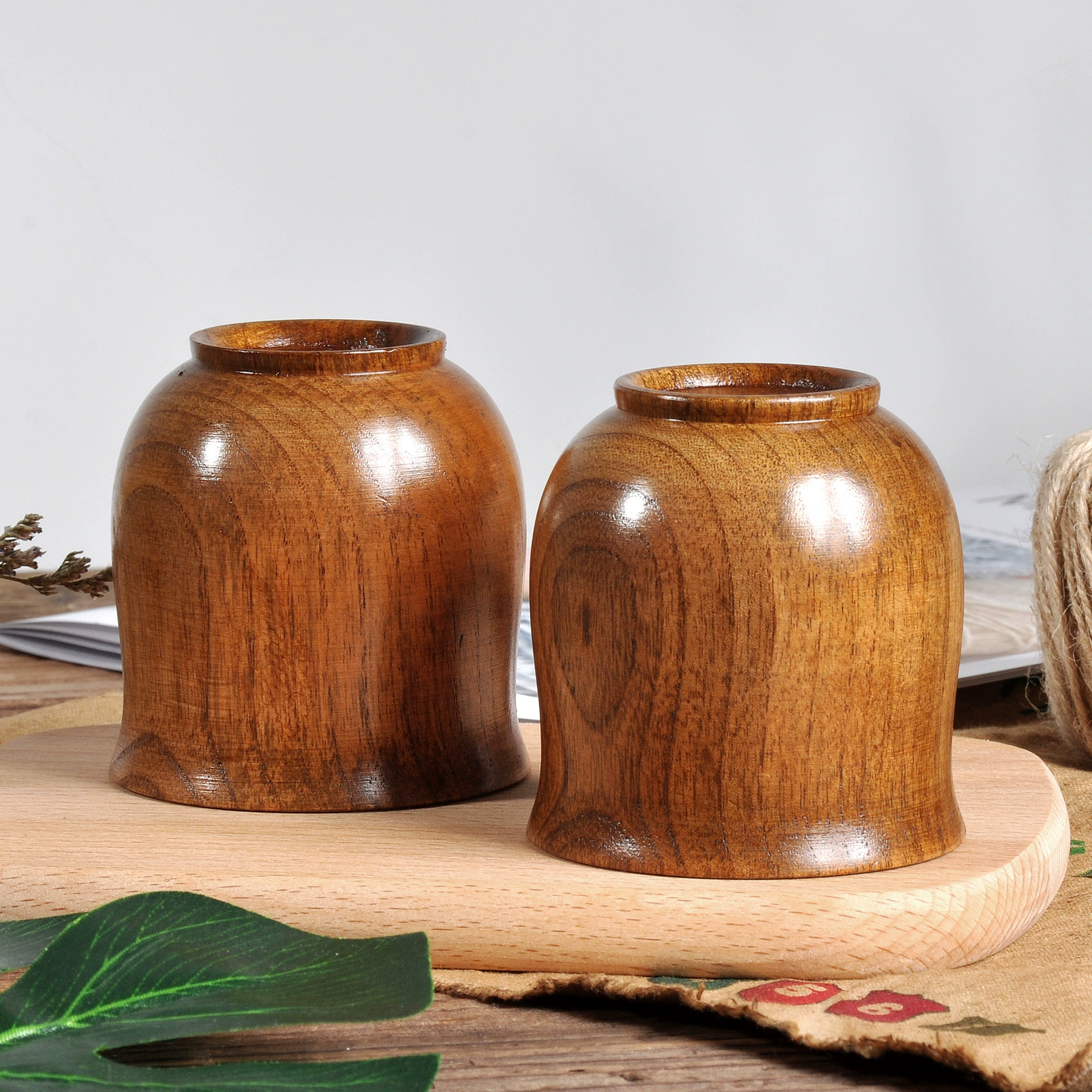 New product listing department stores natural simplicity big belly jujube wood cup three -color cup tea ceremony tea cup