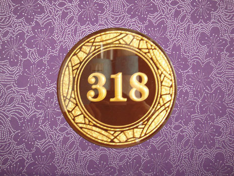 定制定做亚克力浮雕门号牌、门牌号、数字牌、包厢牌、号码牌