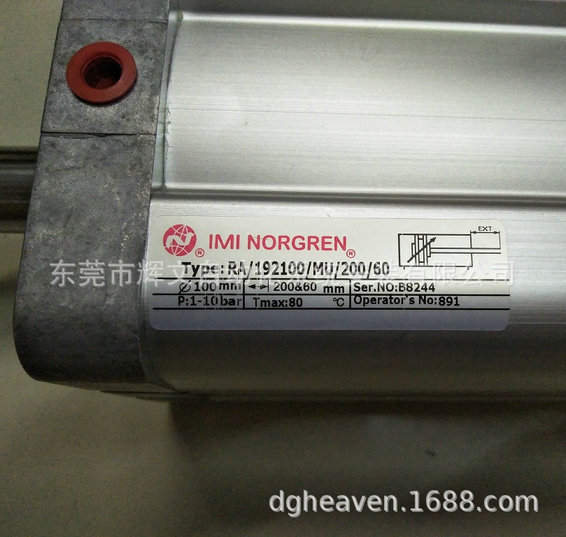 IMI NORGREN 英国诺冠 ISO紧凑型气缸 RA/192100/MU/200/60要预订