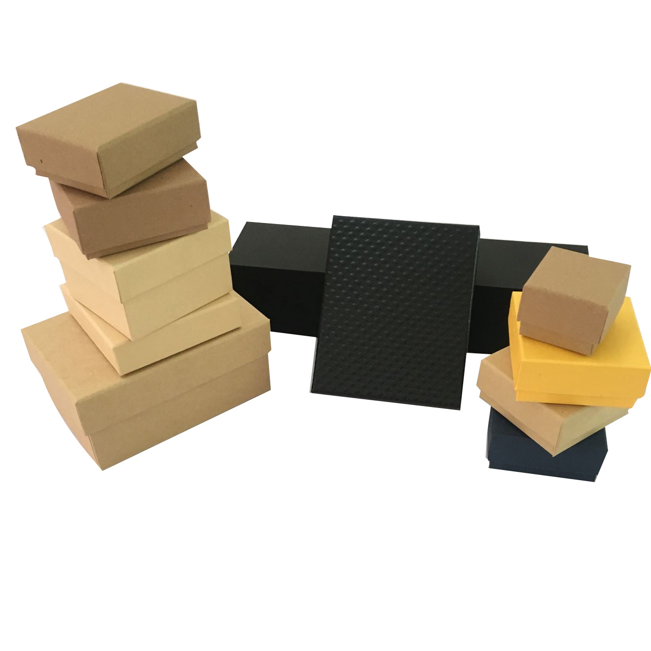 促销首饰包装盒子批发长方形牛皮纸包装盒定做天地盖正方形礼品盒