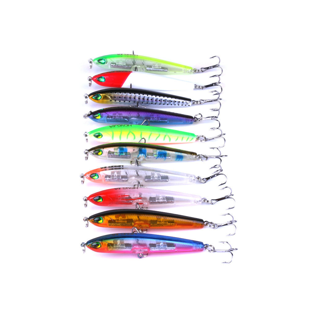 Suspending Minnow Lures Hard baits Fresh Water Bass Swimbait Tackle Gear