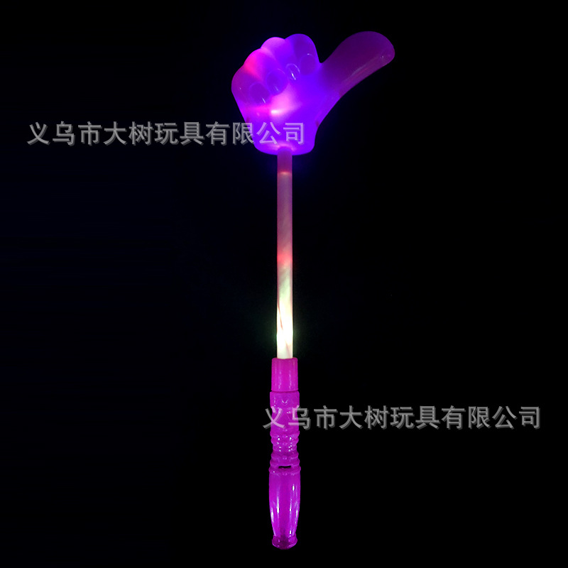 Luminoso Victoria gesto forma Flash Stick pulgar forma palo de luz corona flash palo de juguete al por mayor