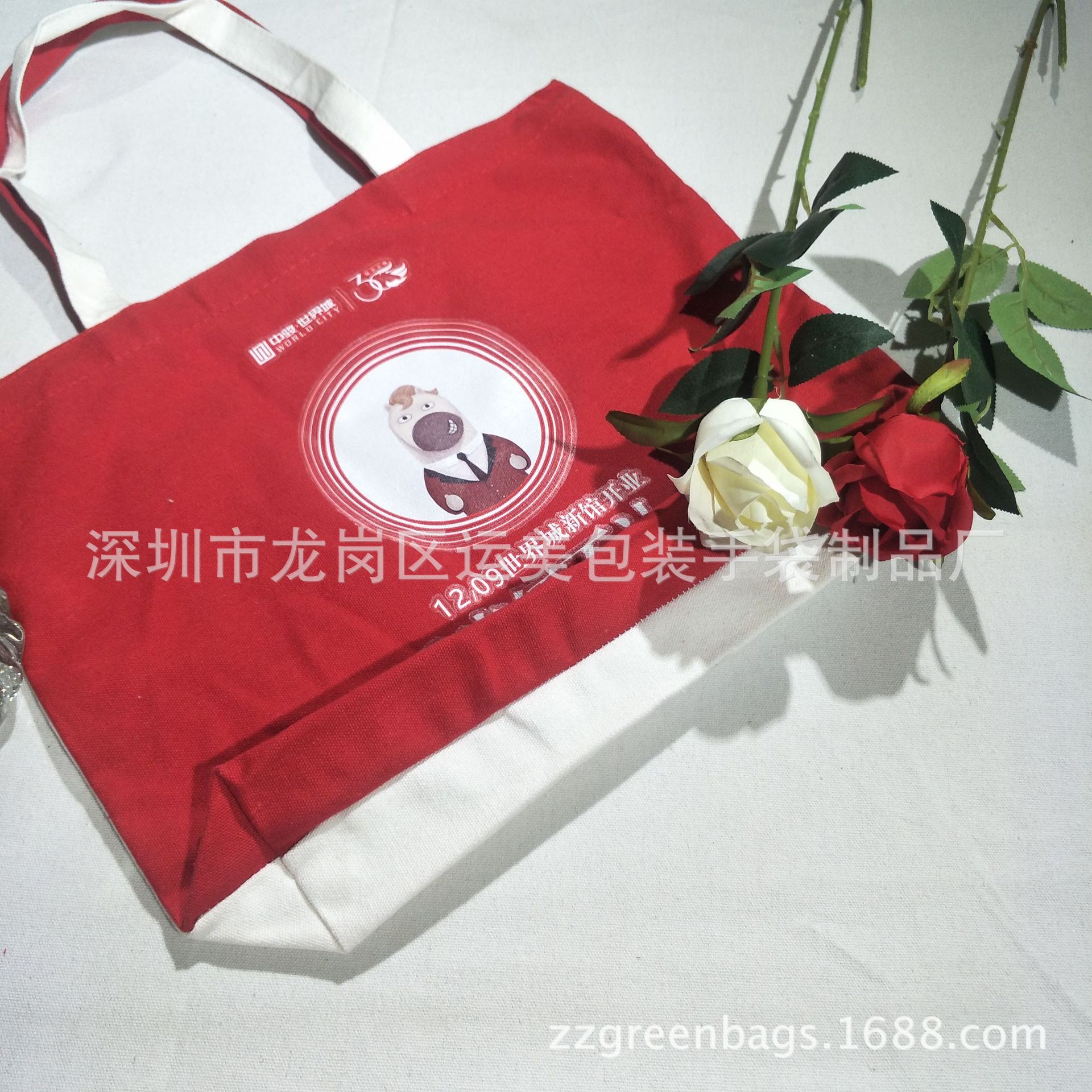 厂家直供 热转印帆布袋 彩色时尚棉布袋 环保帆布手提袋