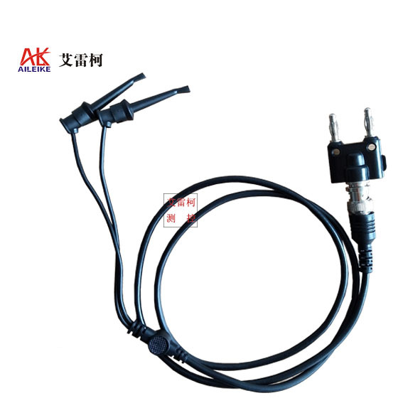 HART手操器通信线375/475表笔头电线缆数据通讯线测试信号连接线