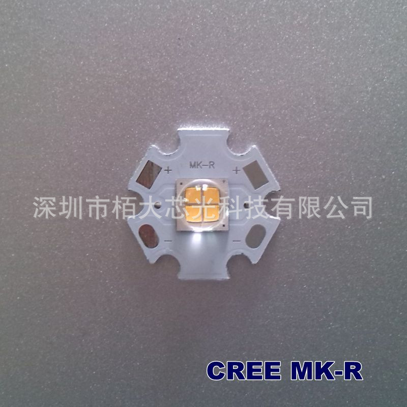 代理美国进口发光二极管CREE MKR J2 J4芯片15W高亮大功率led灯珠|ms
