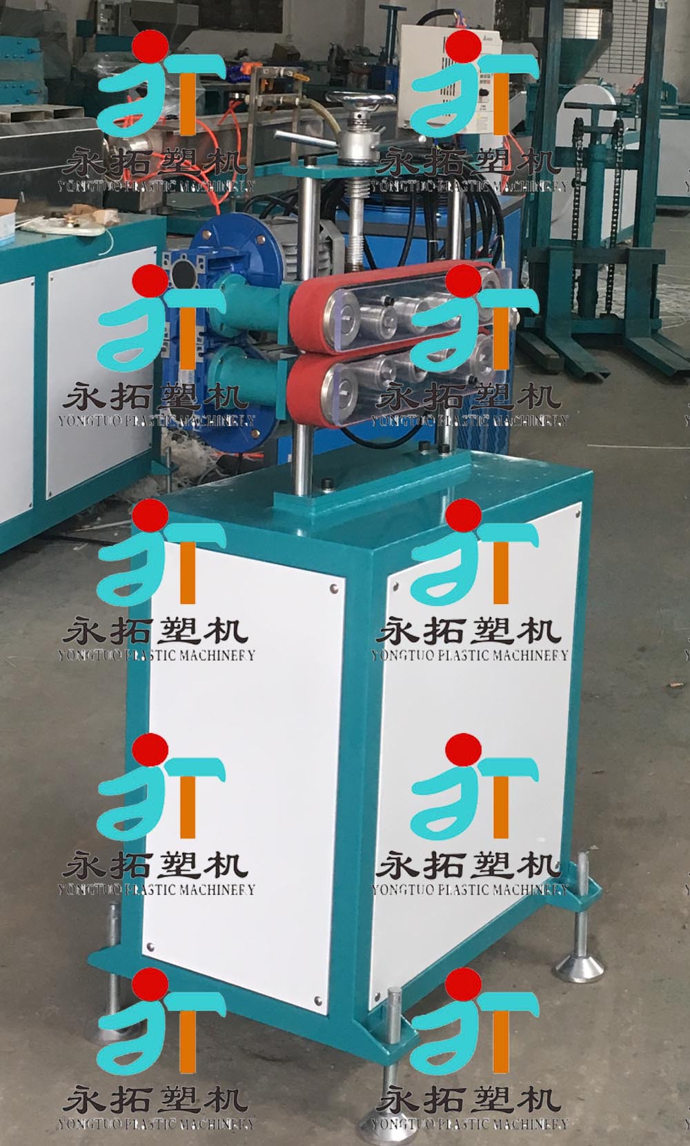 塑料挤出牵引机 小皮带牵引 小型牵引机  皮带牵引机——广东智造