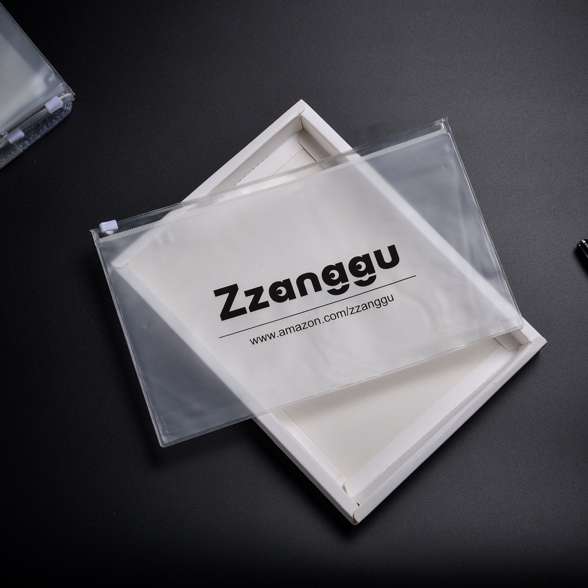 厂家供应透明pvc袋子 拉链袋 生活化妆品包装袋 文具磨砂塑料袋