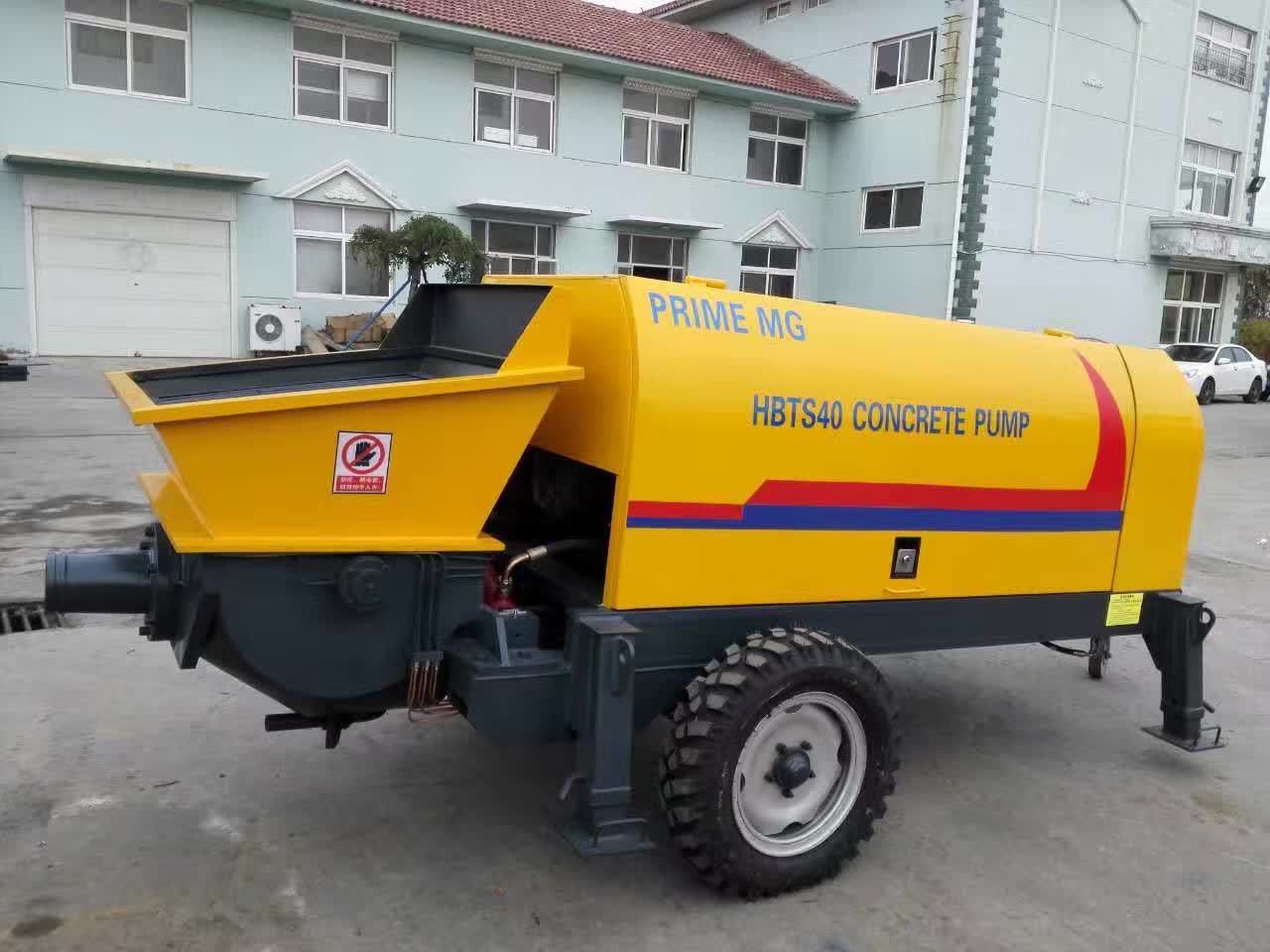 混凝土输送泵农村 混凝土砼输送地泵 小型输送泵 45KW地泵 水泥泵