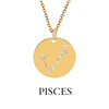 Fashionable accessory, necklace stainless steel, European style, wholesale