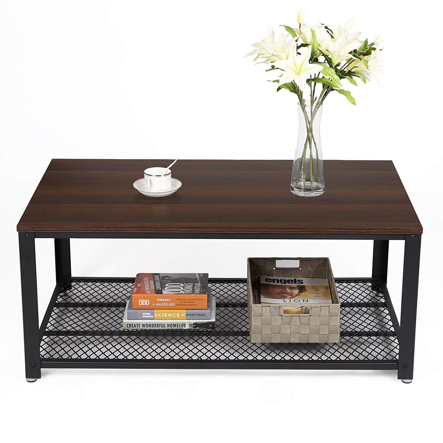 [Luz vida en casa] simple nuevo clásico muebles salón nórdico retro oficina mesa de té hierro