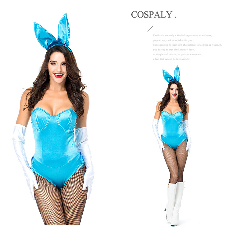 Halloween cosplay sexy bunny girl jumpsuit nihaostyles wholesale halloween costumes NSPIS82223