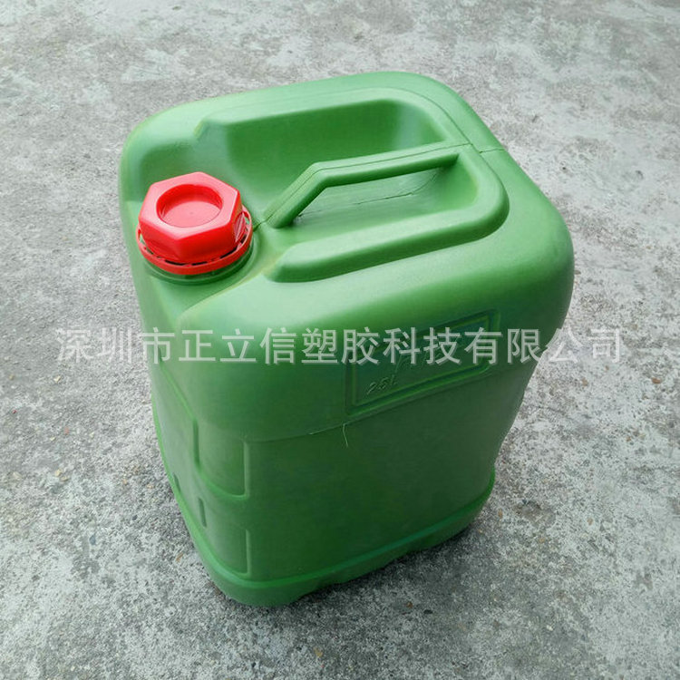 20升塑料周转桶 防水涂料黑豹桶 20KG可堆码化工桶