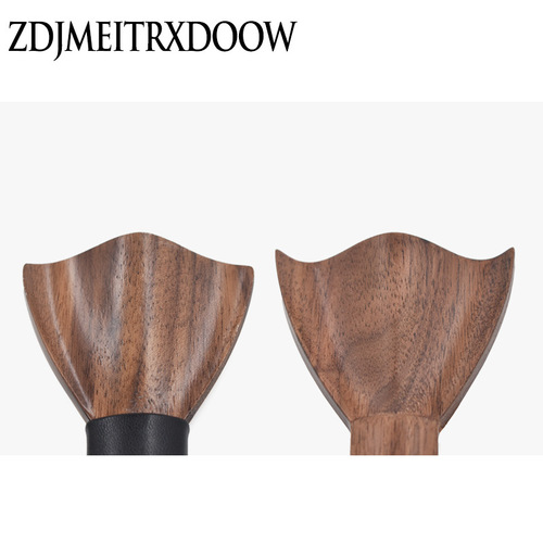 High-end 3D wedding tie for men and women, fashionable wedding party wooden tie, stereoscopic DIY tie, customizable