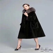 银钻世家18冬新款羊剪绒大衣女装走份批发华人杰凡释慧之芳水之恋