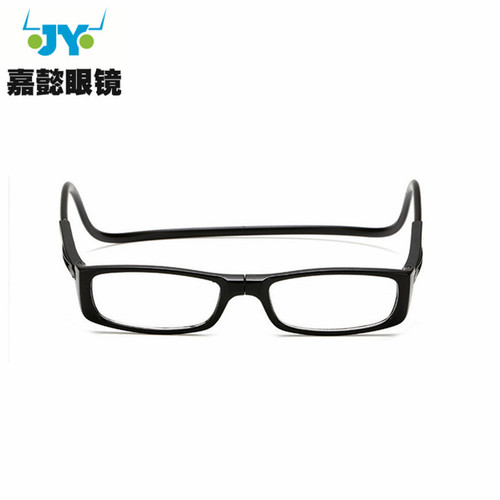 New product innovation hanging neck reading glasses clear resin sheet magnet adsorption colorful plastic frame reading glasses wholesale