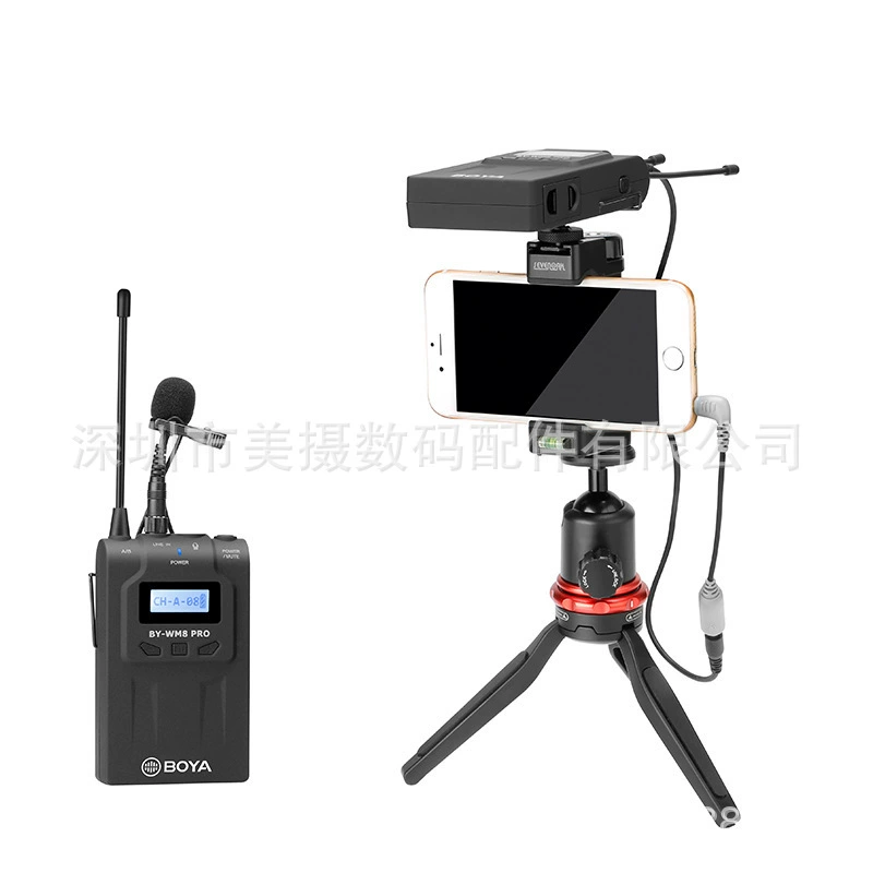 BOYA BY-WM8PRO-K1 WM6 one-to-one wireless lavalier microphone camera interview microphone