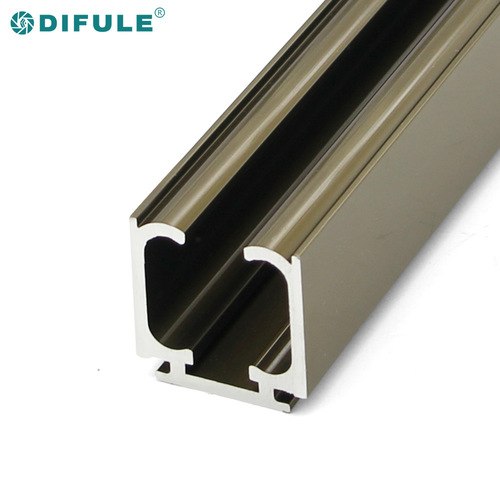 Push-pull door track thickened space aluminum sliding door suspension rail bathroom suspension wheel slide rail kitchen door damping suspension wheel track 