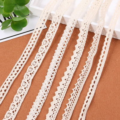 棉线花边 DIY服饰辅料 沙发窗帘纯棉材料 厂家直销