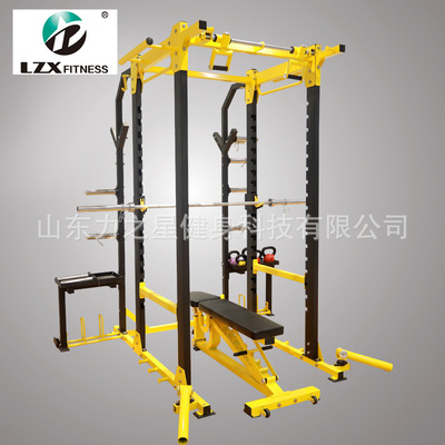 廠家直銷商用健身房器材多功能臥推深蹲架框式綜合訓練器械深蹲器