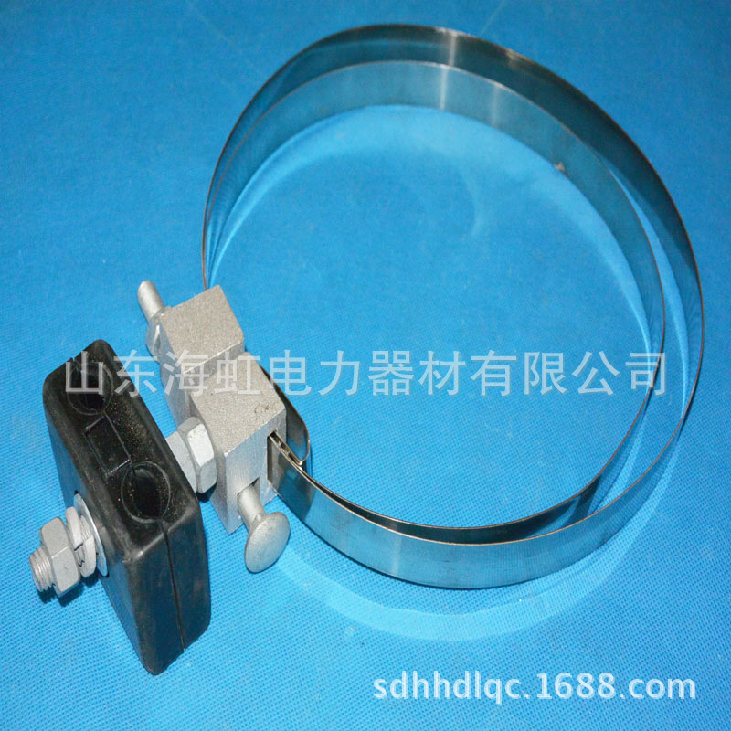 引下线夹 电线杆ADSS光缆引下线架 绝缘型引下线夹图纸