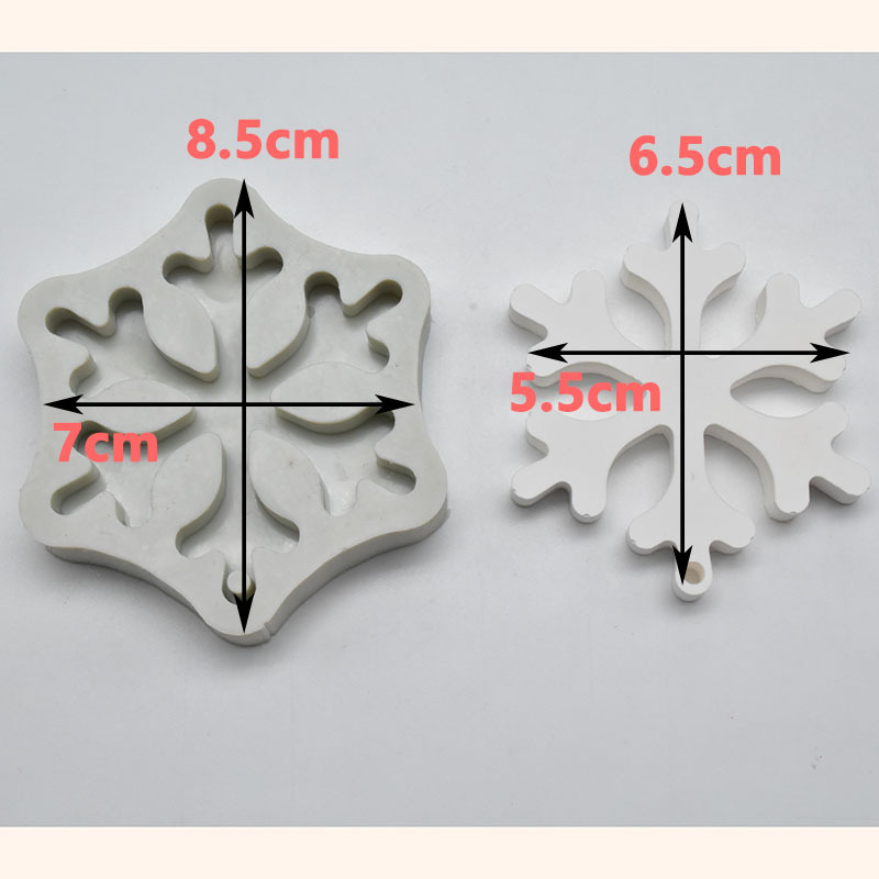 110g Weight Gypsum Mold Kitchen and drinking utensils Christmas Festival Snowflake Pattern Christmas Snowflake Home Fragrance 2