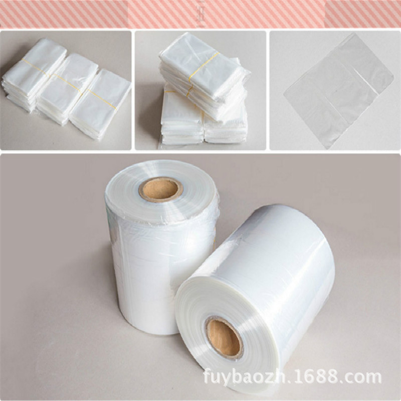 东莞pof热收缩袋 pof收缩俩头通袋可订 透明热缩袋包装收缩膜供应