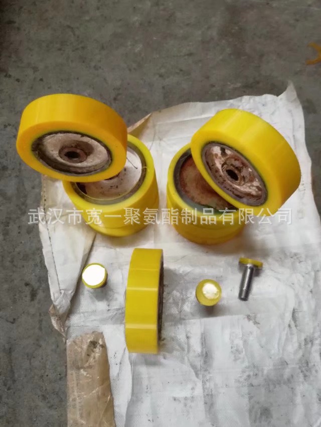 供应湖北十堰机械设备用铁芯包胶，铁件包胶加工