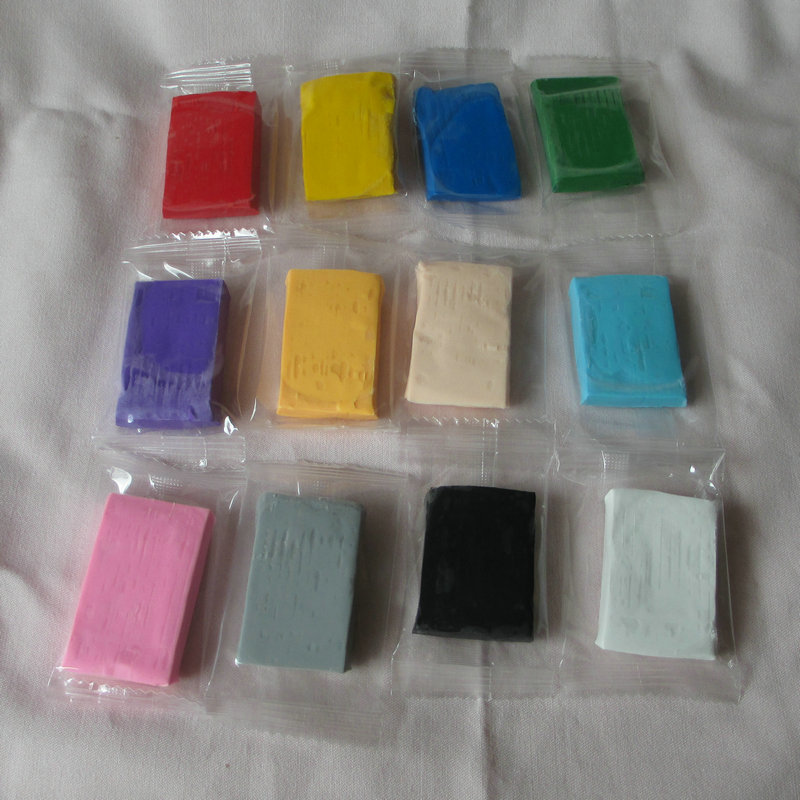 12色240克软陶套装橡皮泥雕塑胶泥彩色软陶泥|ms