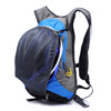 Road bike, sports backpack, bag for cycling, helmet, raincoat