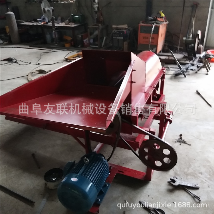 家用油葵电动脱粒机 四轮后置向日葵打粒机 便捷葵籽脱蓬机66