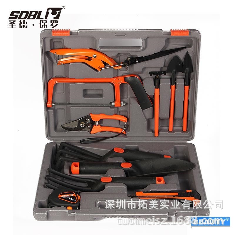 园艺助理为生活添绿意，圣德保罗15件套园林工具组合套装sd-311