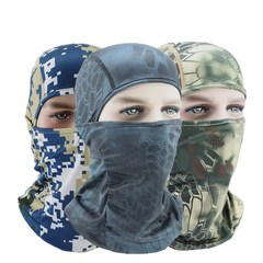 Amazon Cycling Helmet Python Pattern Tactical Tiger Headgear Breathable Sunshade Windproof Motorcycle Face Mask Warm Headgear