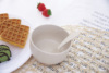 New product wheat straw Children rice rice bowl can decompose warm soup and spoon set tableware with small handle boxes