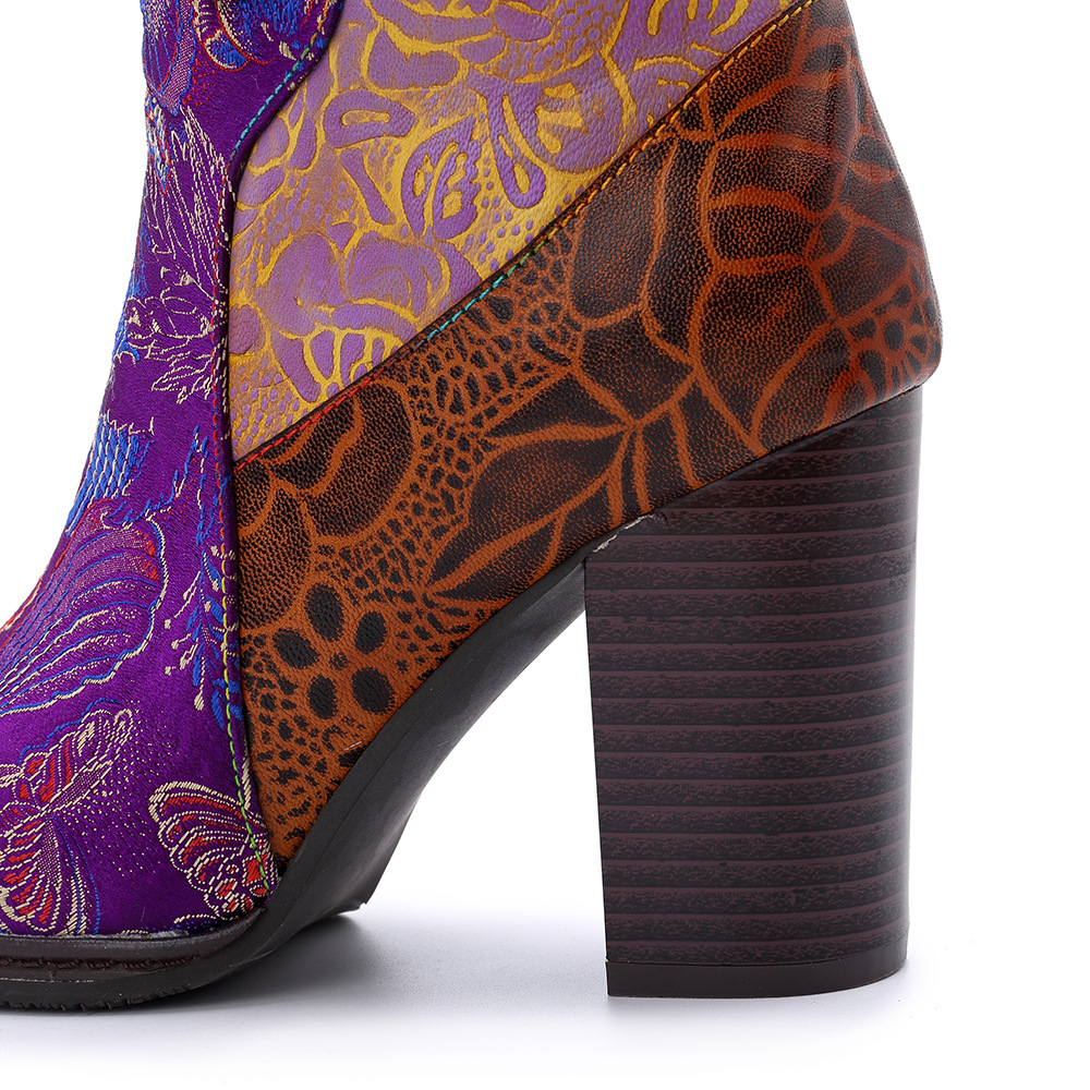 Bottes femme en En cuir - Ref 3355206 Image 13