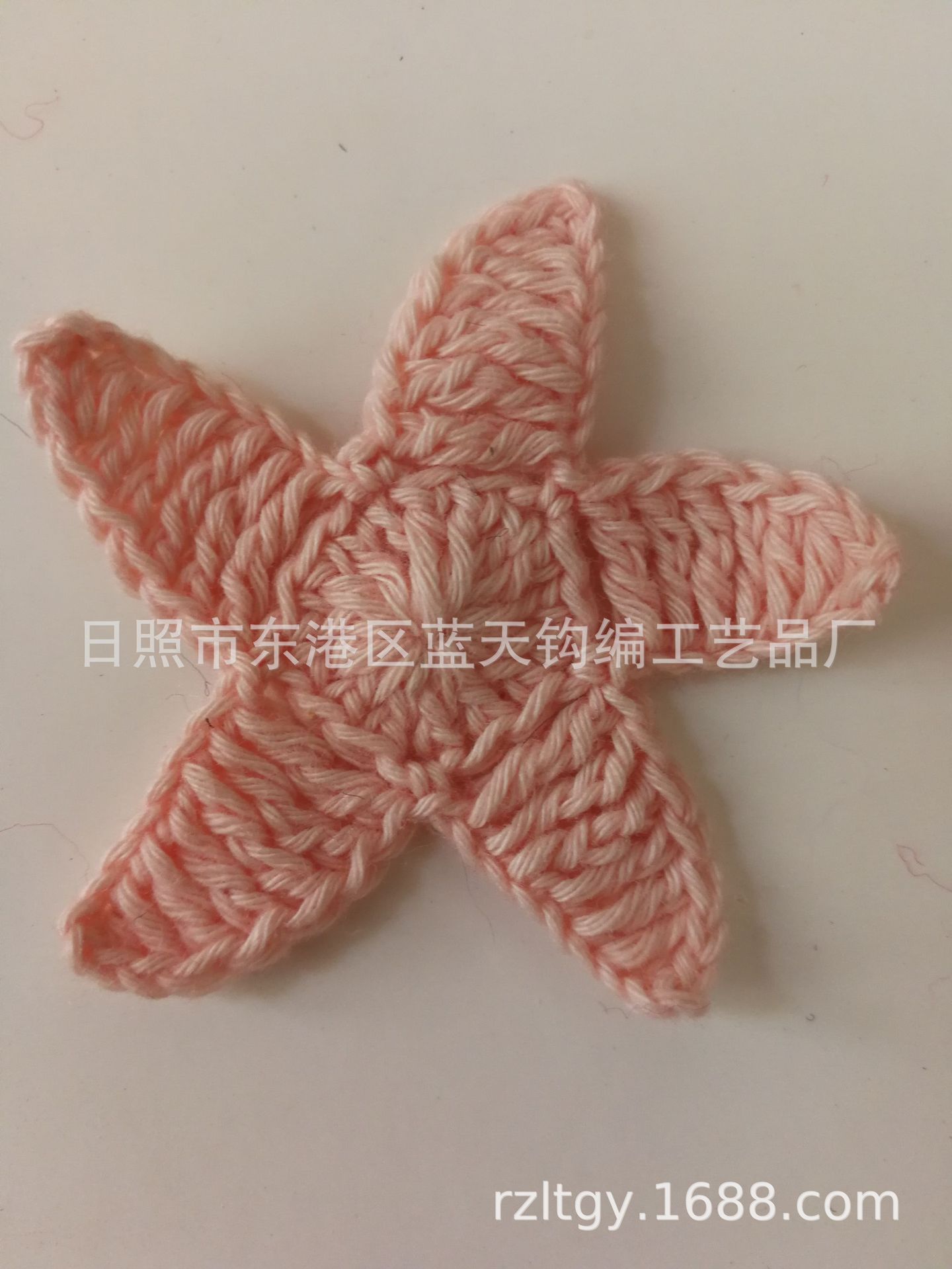 供应毛线钩花，手工钩针棉线花朵，手钩毛线花边面料辅料