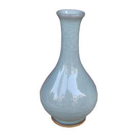 创意家居装饰礼品陶瓷花瓶工艺品一件代发小花器摆件影青中式瓷器