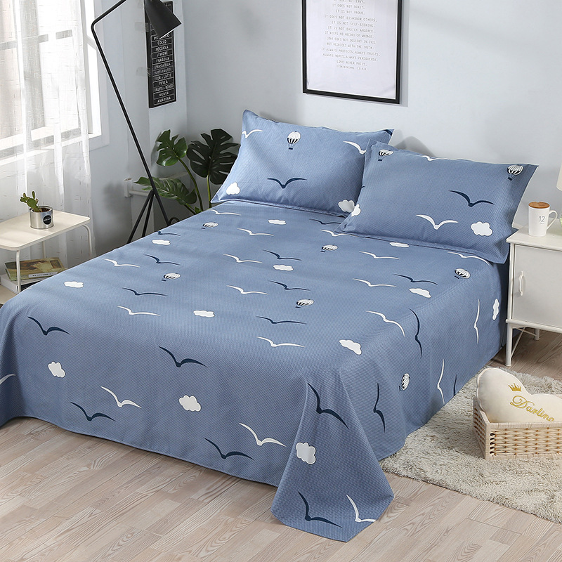 sheet Three-piece Suite wholesale Manufactor Direct selling Twill thickening Brushed Bedclothes Three-piece Suite On behalf of