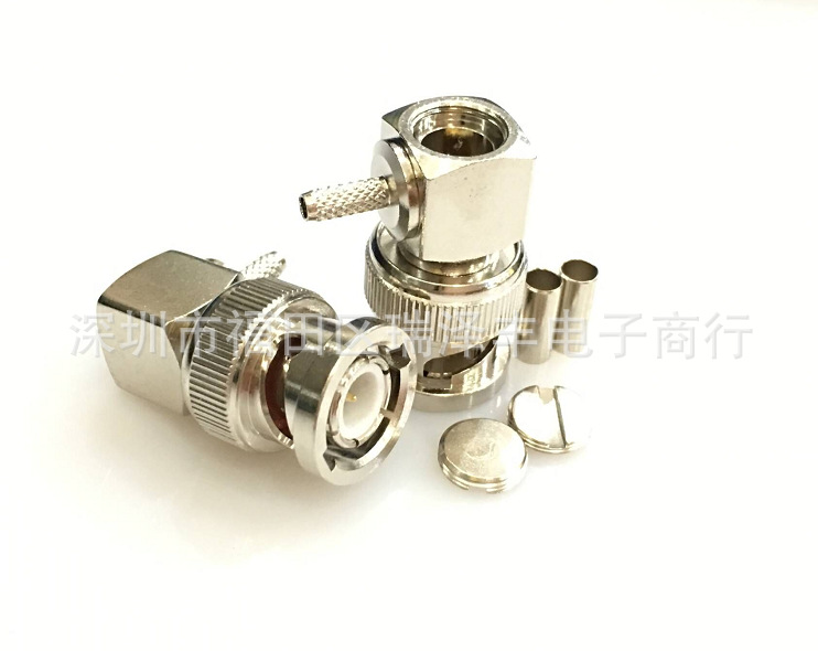 RF射频头BNC-JWY1.5接RG174 RG179 RG316电缆连接器