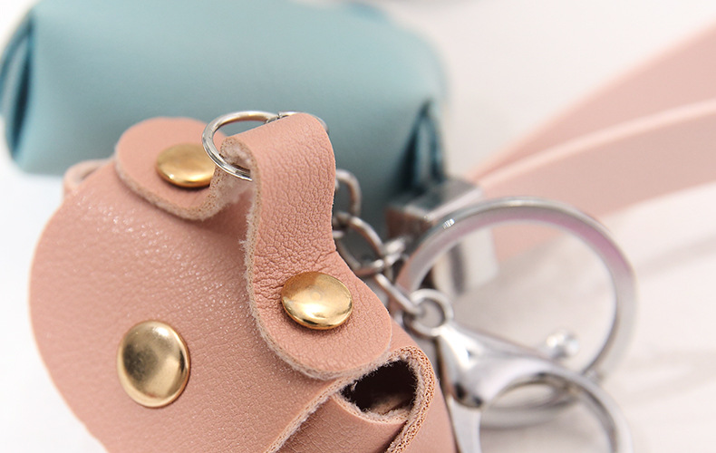 Unisex Solid Color Pu Leather Hook Loop Coin Purses display picture 7