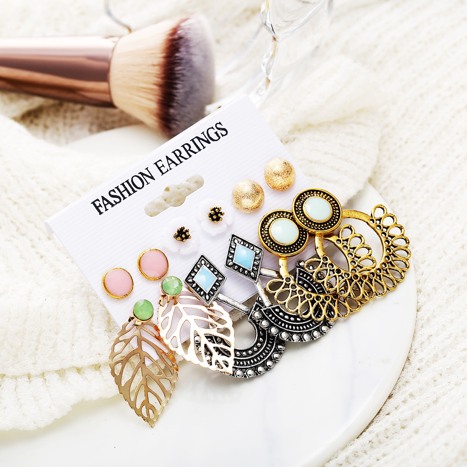Korean Fashion Ear Accessories European And American Creative Retro ...
