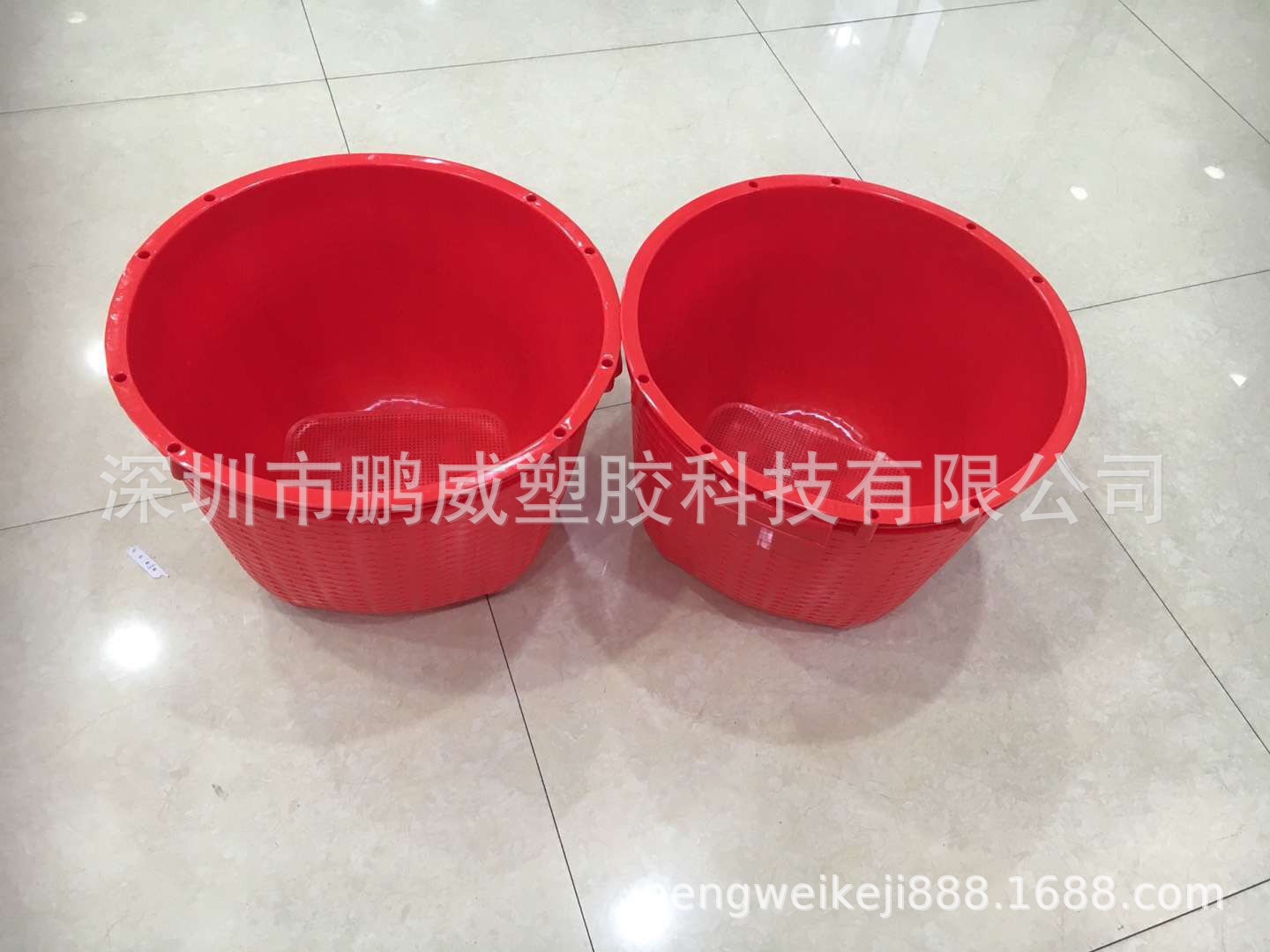 厂家生产新品种圆形萝 黄色生鲜虾蟹养殖筐 塑胶成型新料圆形胶萝